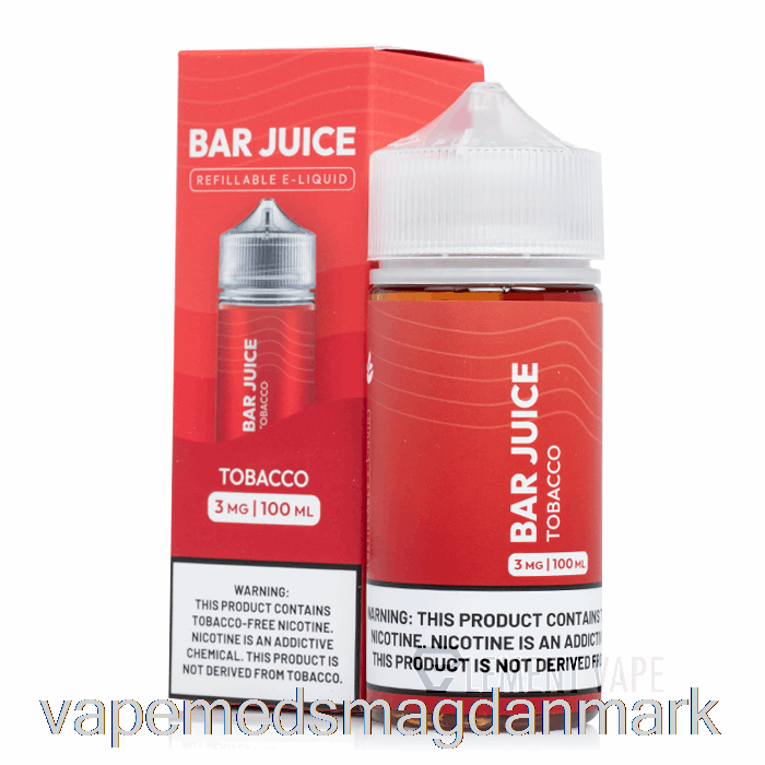 Vape Uden Nikotin Tobak - Bar Juice - 100ml 0mg
